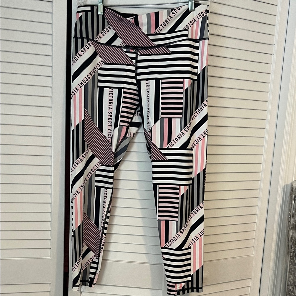 Leggings Black, White, Pink Victoria’s Secret